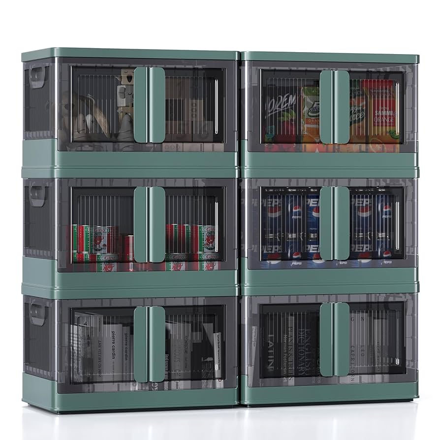 置物 addictive of green Amazon.com - Sineda 8.4Gal Collapsible Storage Bins with